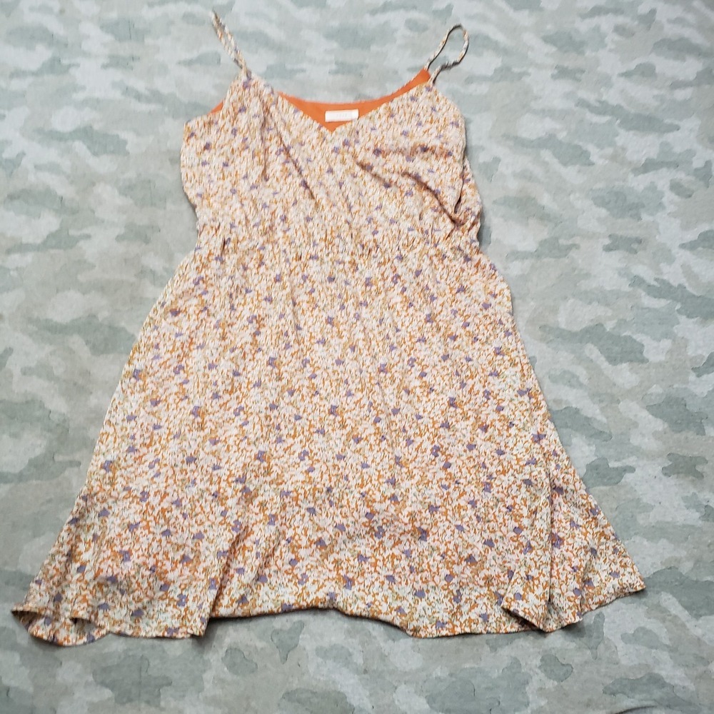 Lush Dress Womens XL Orange V-Neck Sleeveless Summer Festival - Picture 1 of 8